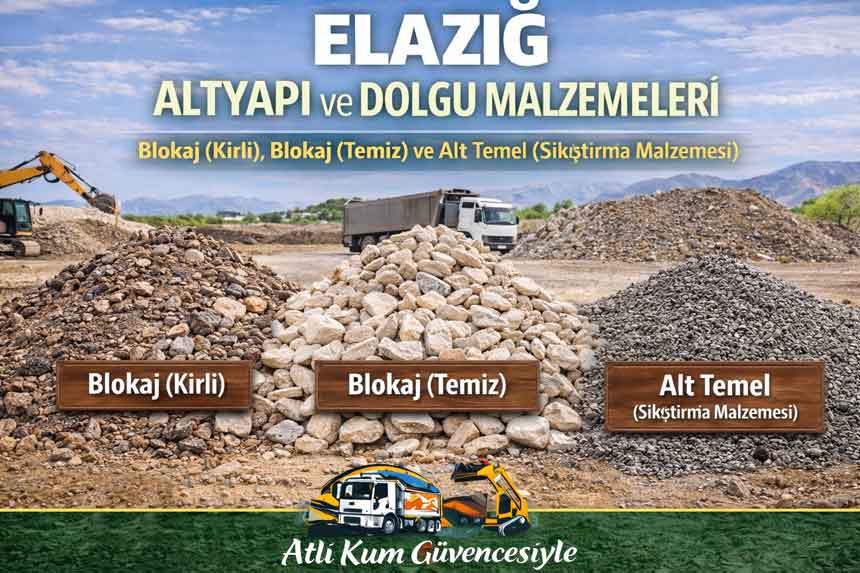 Elazığ-Altyapı-Dolgu-Malzemeleri